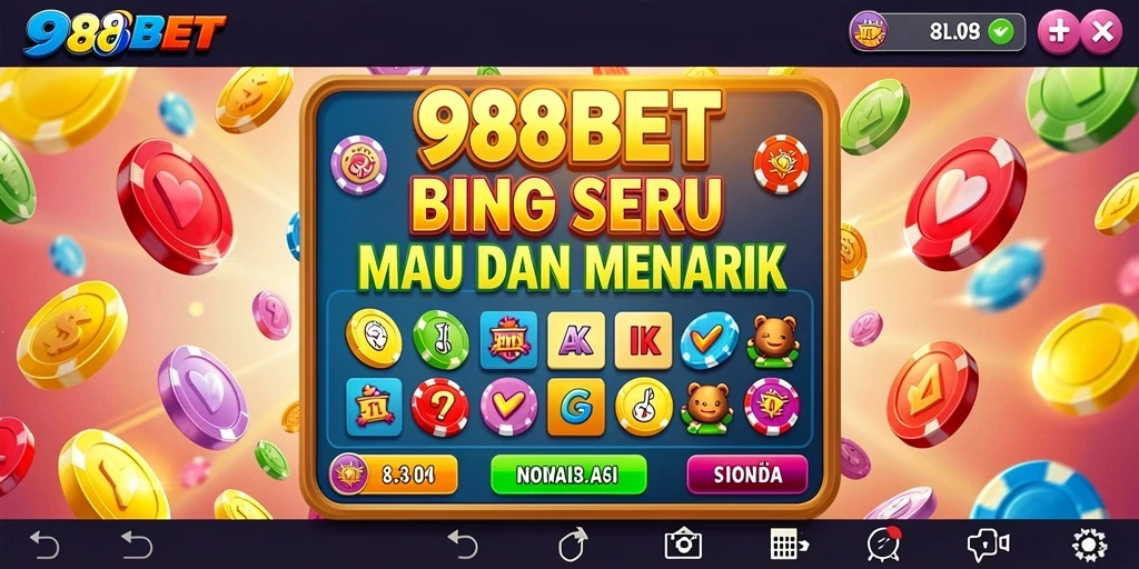 Gameplay seru dan interaktif dari 988BET Bingo.