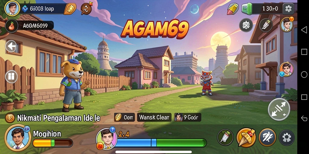 Tampilan gameplay AGAM69 yang menarik dan memikat.