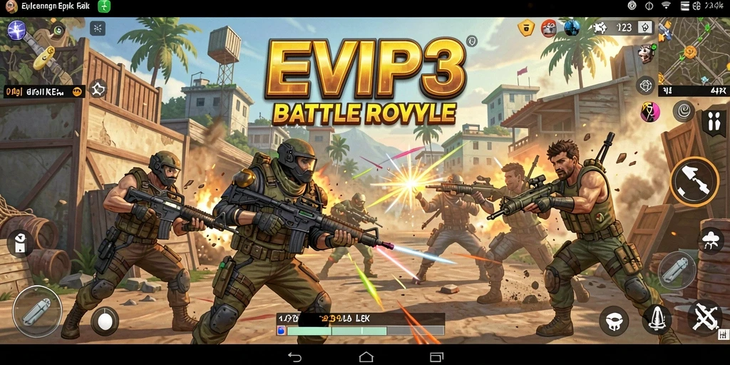 Gameplay seru dan mendebarkan dalam pertandingan Battle Royale