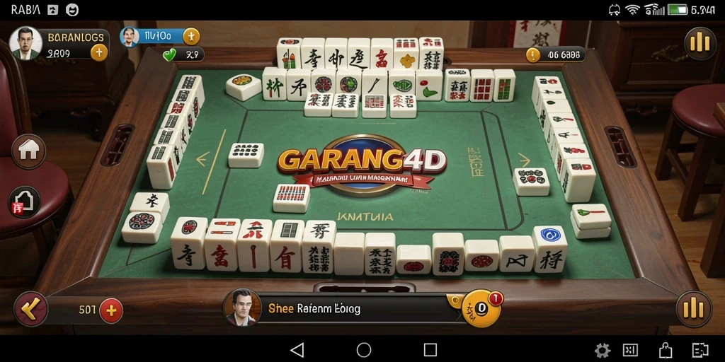 Tampilan grafik menarik saat gameplay Mahjong GARANG4D.