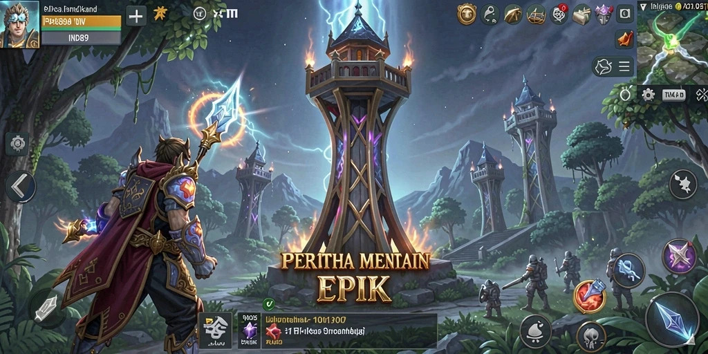 Gameplay Tower Defense mendebarkan di IND89 dengan grafik menawan.