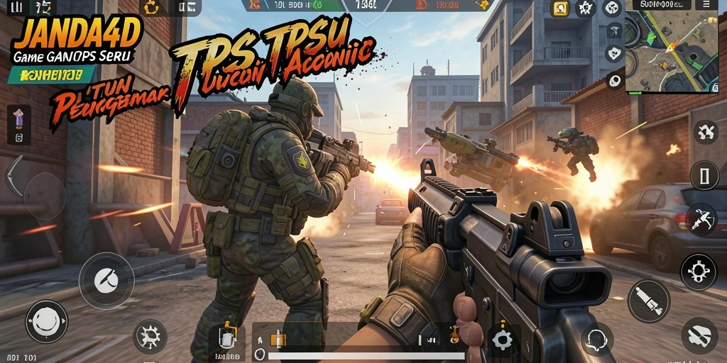 Tampilan gameplay JANDA4D yang menakjubkan dan aksi yang mendebarkan.