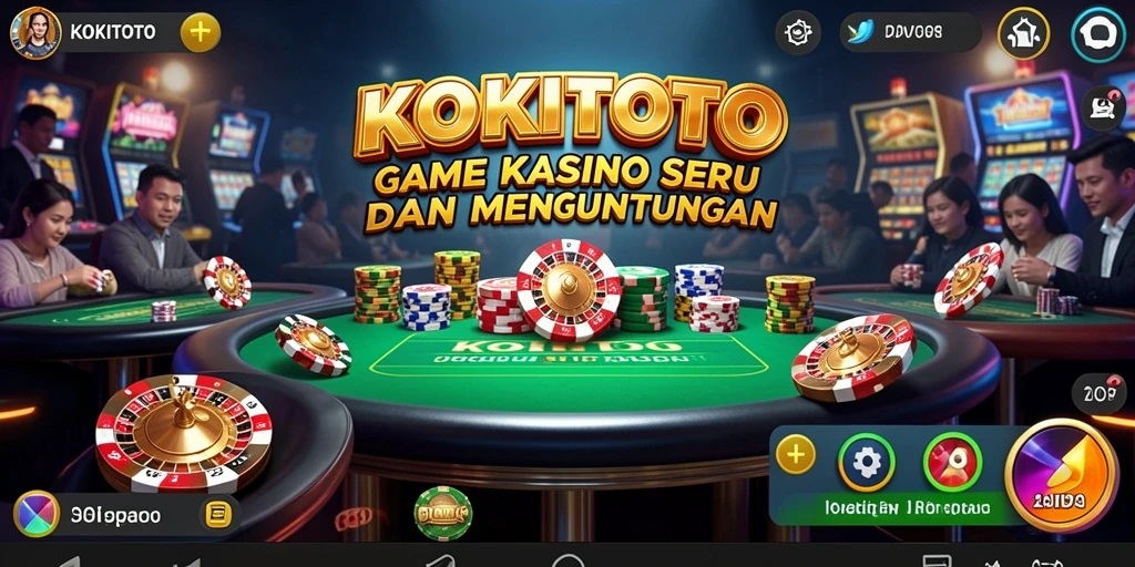 Tampilan gameplay KOKITOTO yang menawan dan interaktif.