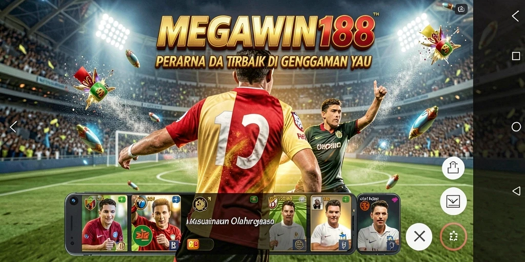 Tampilan gameplay seru dari MEGAWIN188 yang penuh aksi olahraga.