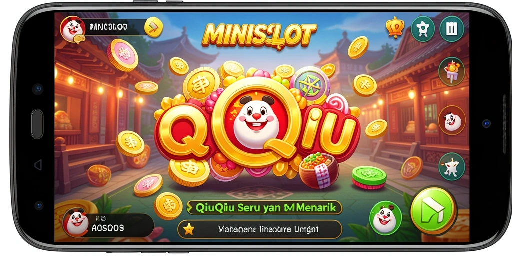 Tampilan menarik gameplay QiuQiu di MINISLOT.