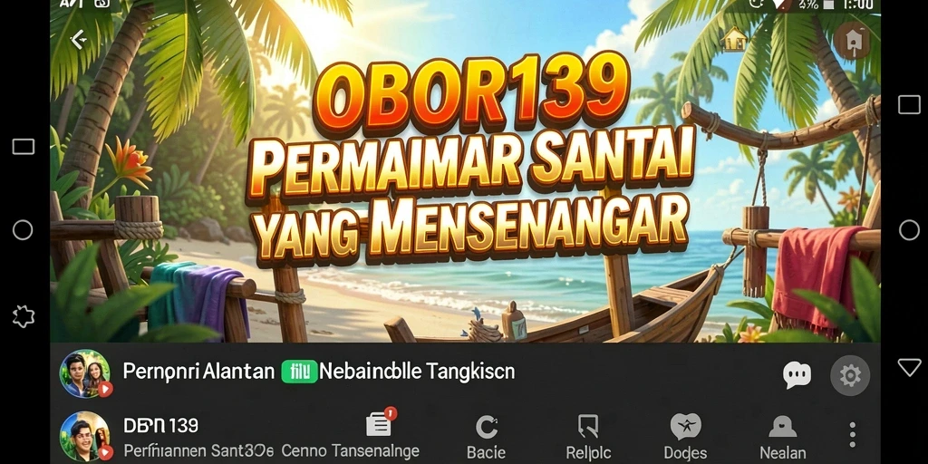 Screenshot gameplay OBOR138 dengan pengalaman bermain yang seru dan santai.