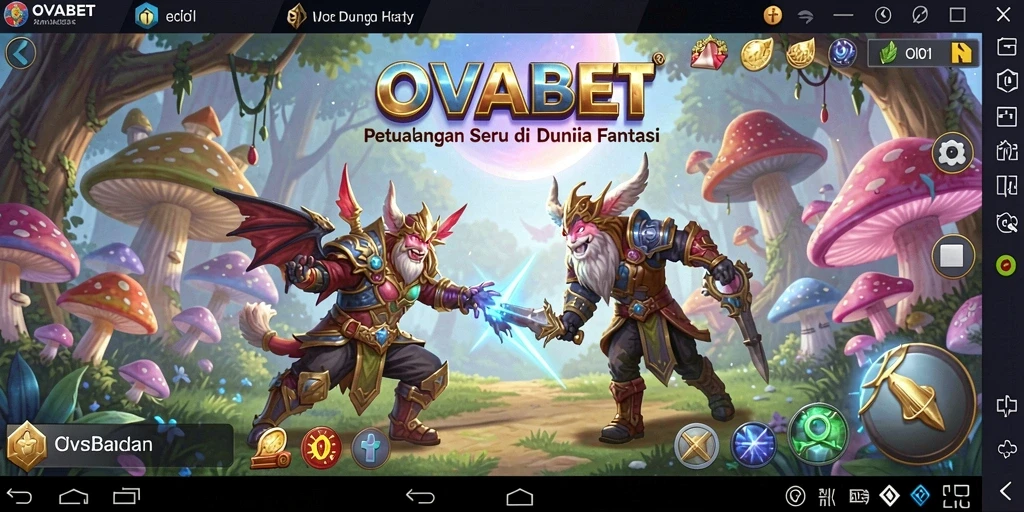 Screenshot utama OVABET menunjukkan aksi petualangan yang mendebarkan.