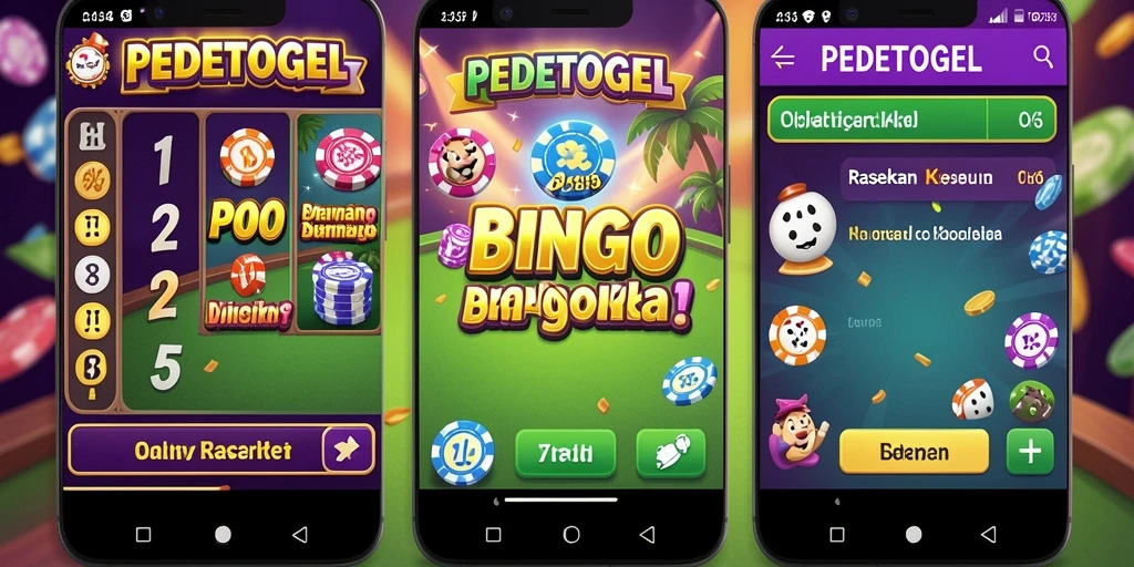 Tampilan gameplay menarik dari aplikasi Bingo PEDETOGEL.
