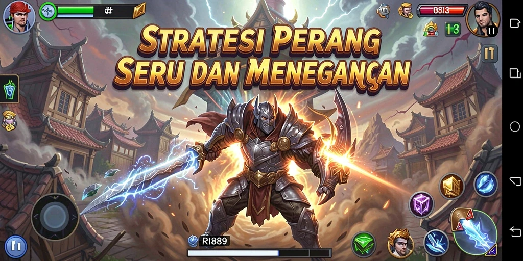 Gameplay menarik dari RI889 dalam pertempuran strategi.