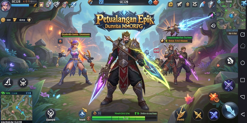 Tampilan luar biasa dari gameplay SE328 dalam aksi MMORPG.