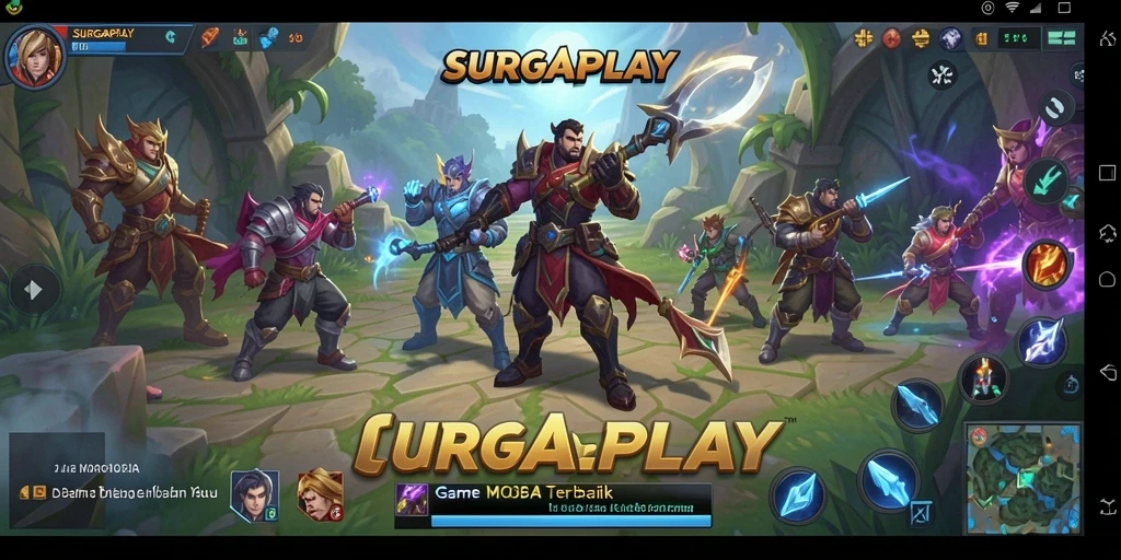Gameplay SURGAPLAY yang seru dan mendebarkan dalam aksi.