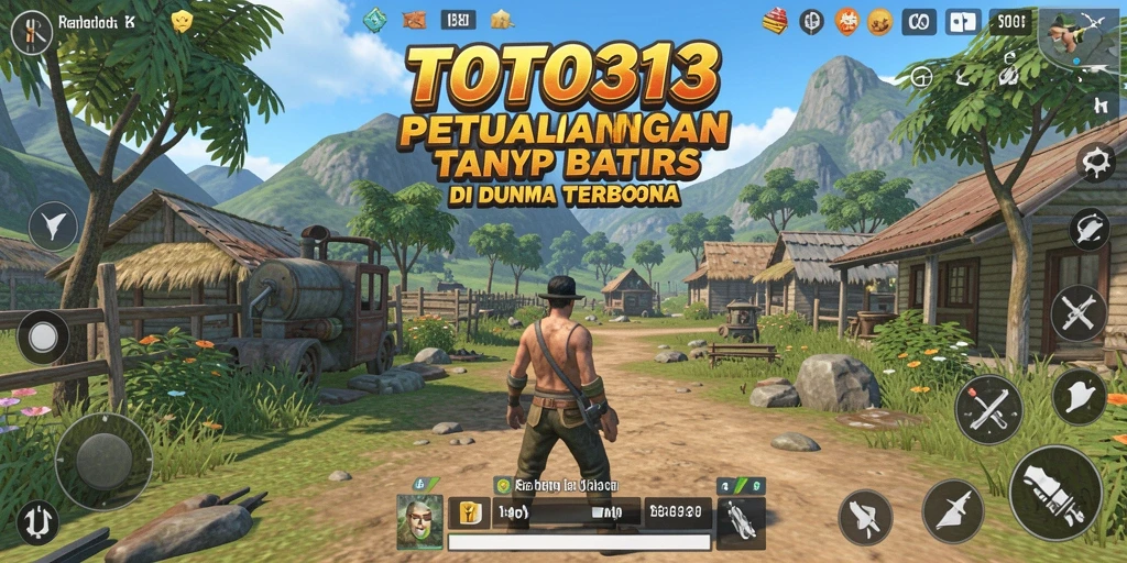 Tampilan gameplay TOTO313 yang menarik di dunia terbuka.