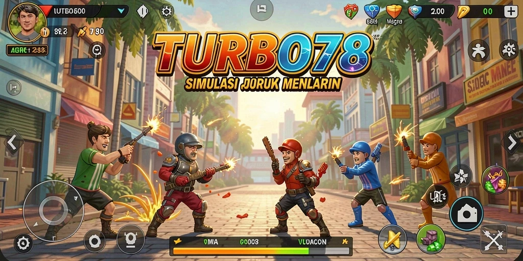 Tampilan screenshot utama TURBO78 yang menunjukkan gameplay Simulation yang menarik.